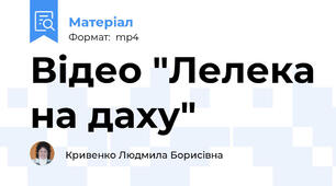 Відео "Лелека на даху"