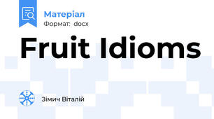 Fruit Idioms