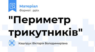 "Периметр трикутників"