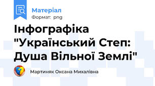 Інфографіка "Український Степ: Душа Вільної Землі"