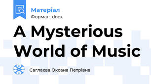 A Mysterious World of Music