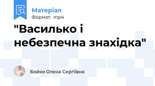 "Василько і небезпечна знахідка"