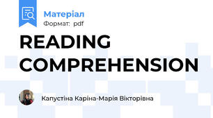 READING COMPREHENSION