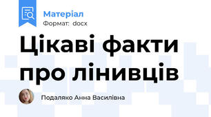 Цікаві факти про лінивців