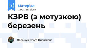 КЗРВ (з мотузкою) березень