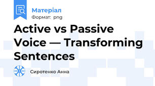 Active vs Passive Voice — Transforming Sentences