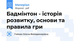 Бадмінтон - історія розвитку, основи та правила гри