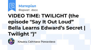VIDEO TIME: TWILIGHT (the episode "Say It Out Loud” Bella Learns Edward’s Secret | Twilight ")"