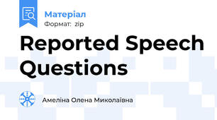 Reported Speech Questions