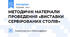 МЕТОДИЧНІ МАТЕРІАЛИ ПРОВЕДЕННЯ «ВИСТАВКИ СЕРВІРОВАНИХ СТОЛІВ»