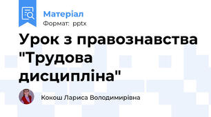 Урок з правознавства "Трудова дисципліна"