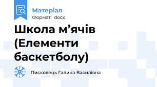 Школа м’ячів  (Елементи баскетболу)