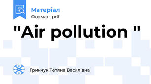 ''Air pollution ''