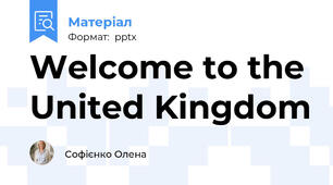 Welcome to the United Kingdom