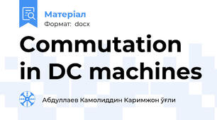 Commutation in DC machines