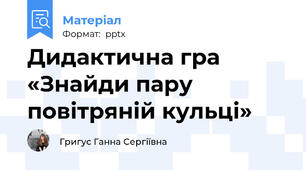 Дидактична гра  «Знайди пару повітряній кульці»