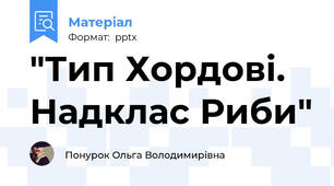 "Тип Хордові. Надклас Риби"