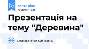 Презентація на тему "Деревина"