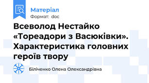 Всеволод Нестайко «Тореадори з Васюківки». Характеристика головних героїв твору