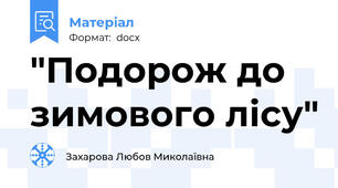"Подорож до зимового лісу"