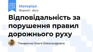 Відповідальність за порушення правил дорожнього руху
