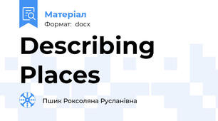 Describing Places