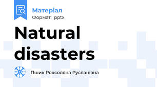 Natural disasters