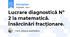 Lucrare diagnostică Nº 2 la matematică. Însărcinări fracționare.