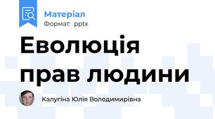 Еволюція прав людини