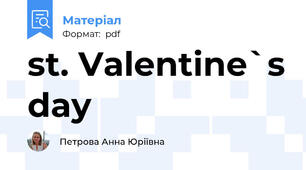 st. Valentine`s day