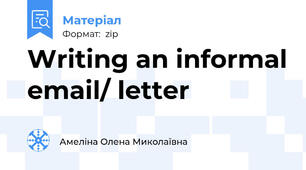 Writing an informal email/ letter