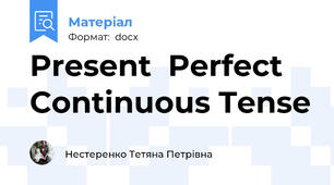 Present  Perfect Continuous Tense