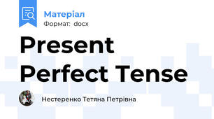 Present Perfect Tense