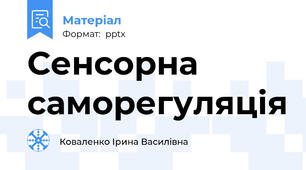 Сенсорна саморегуляція