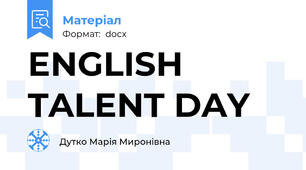 ENGLISH TALENT DAY