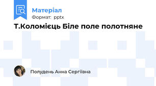 Т.Коломієць Біле поле полотняне