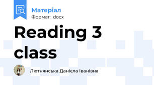 Reading 3 class
