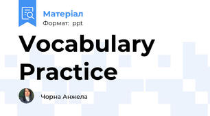 Vocabulary Practice