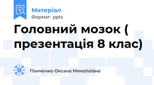 Головний мозок ( презентація 8 клас)