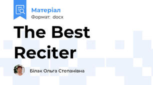 The Best Reciter