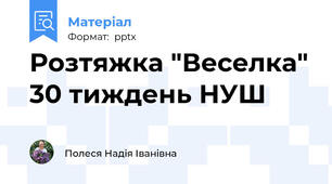 Розтяжка "Веселка" 30 тиждень НУШ