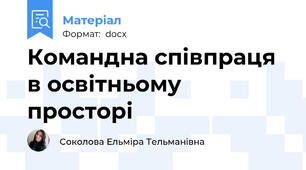 Командна співпраця в освітньому просторі
