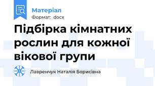 Підбірка кімнатних рослин для кожної вікової групи