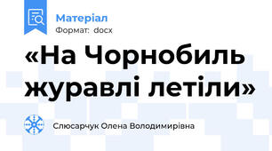 «На Чорнобиль журавлі летіли»