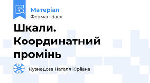 Шкали. Координатний промінь