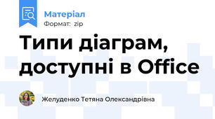 Типи діаграм, доступні в Office
