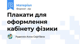 Плакати для оформлення кабінету фізики