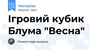 Ігровий кубик Блума "Весна"