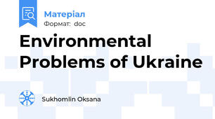 Environmental Problems of Ukraine