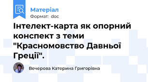 Інтелект-карта як опорний конспект з теми "Красномовство Давньої Греції".